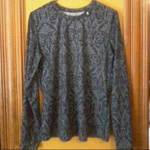 Black and grey patterned Orage long sleeve